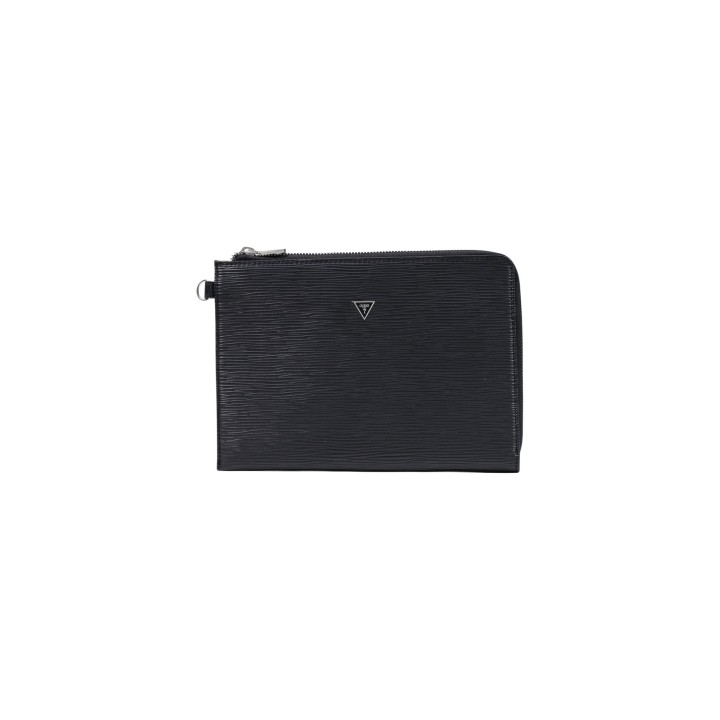 Guess bolso de hombre negro milano small necessa pmmipw p6335 vista frontal