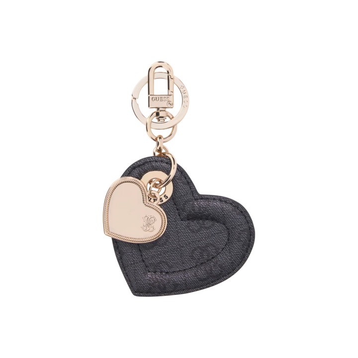 Guess llavero de mujer Lindsey Keyring antracita vista frontal