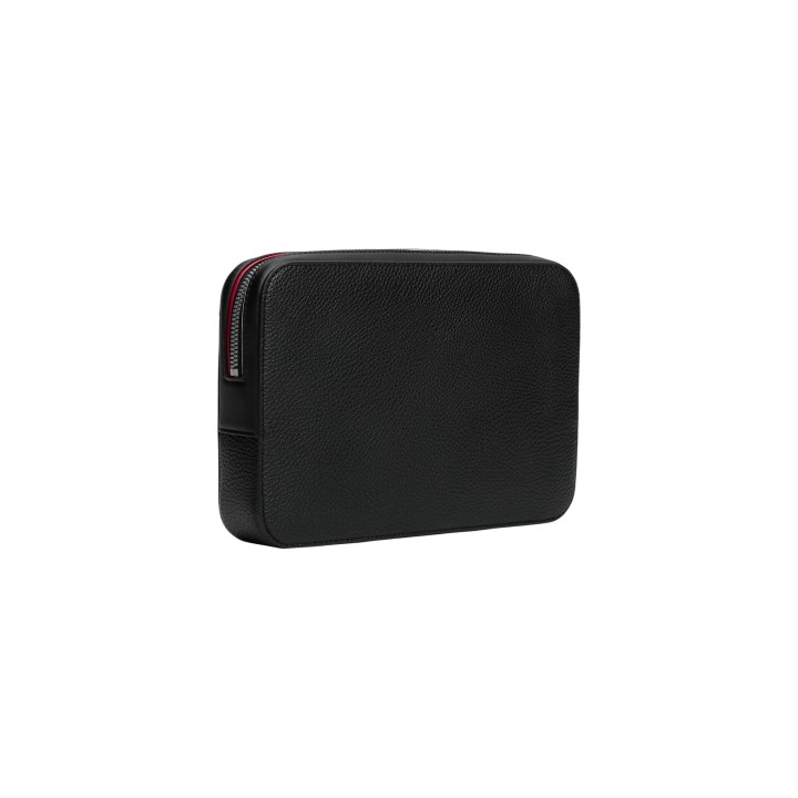 Bolso de hombre Tommy Hilfiger Central Pouch negro vista posterior