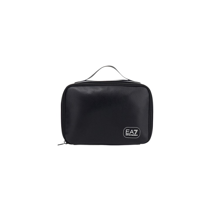 Bolso EA7 para hombre negro vista frontal