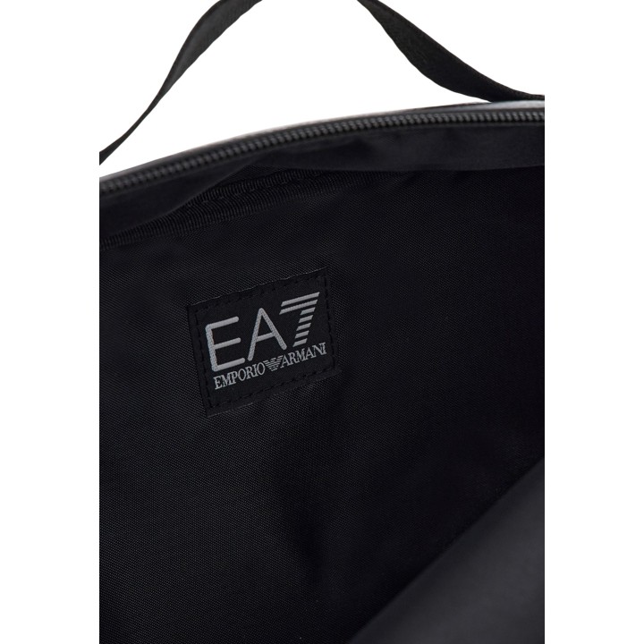 Bolso EA7 para hombre negro detalle interior