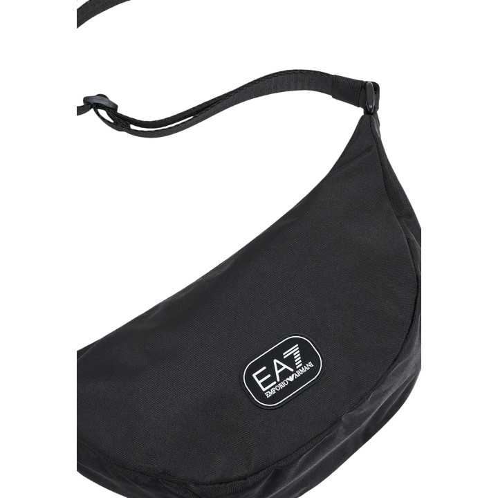 EA7 bolso bandolera de hombre negro vista tres cuartos