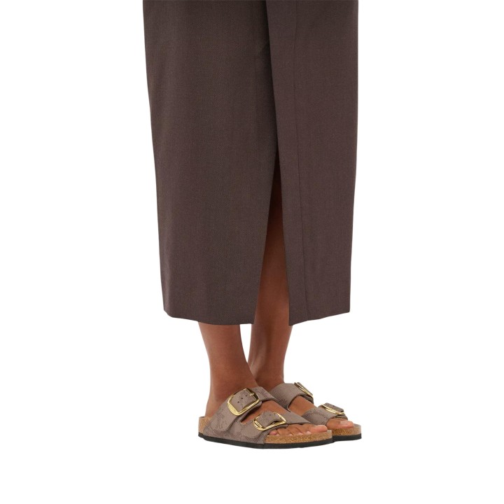 Birkenstock Arizona BB 1032891 para mujer sandalias grises vista tres cuartos