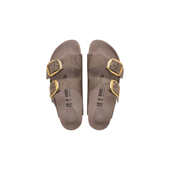 Birkenstock Arizona BB 1032891 para mujer sandalias grises vista frontal