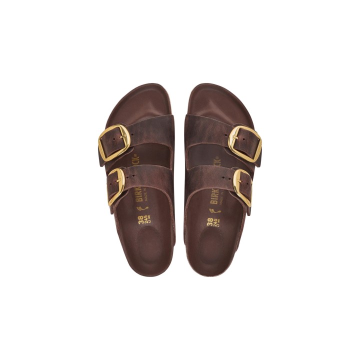 Birkenstock Arizona BB HEX 1032916 sandalias de mujer marrones vista frontal