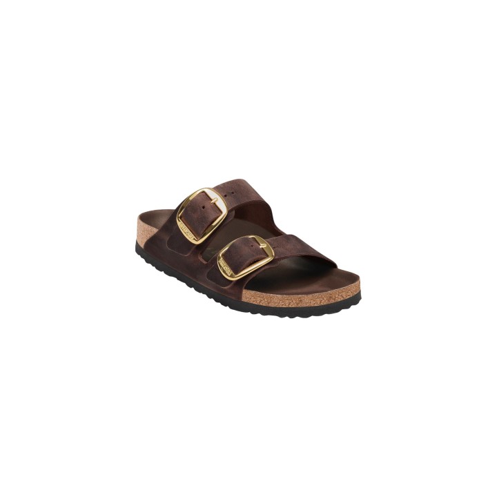 Birkenstock Arizona BB HEX 1032916 sandalia de mujer marrón vista tres cuartos