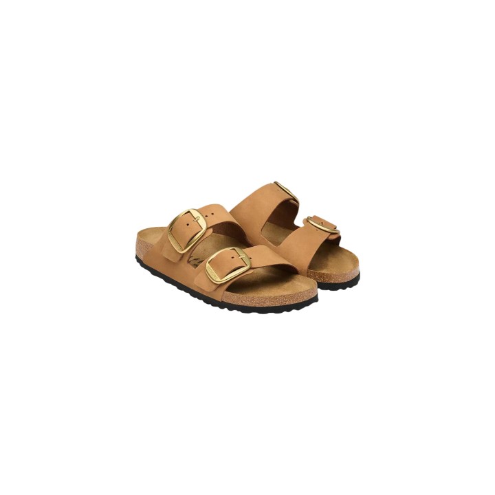 Birkenstock sandalias Arizona BB 1032989 para mujer marrón vista tres cuartos
