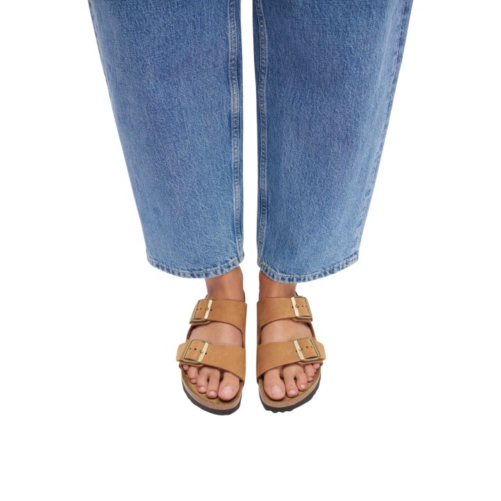 Birkenstock sandalias Arizona BB 1032989 para mujer marrón vista frontal