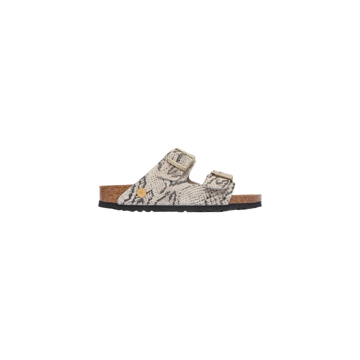 Birkenstock Arizona 1033065 sandalias de mujer gris perla vista lateral