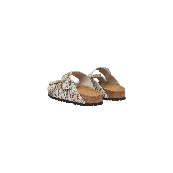 Birkenstock Arizona 1033065 sandalias de mujer gris perla vista posterior