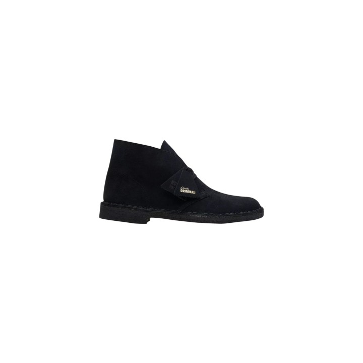 Clarks Desert Boot 26188309 para hombre en negro vista lateral