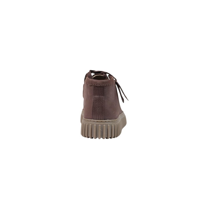 Clarks Torhill Hi 26327242 botines de hombre marrones vista posterior