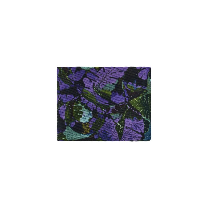 Desigual pashmina de mujer verde estampada plisada vista posterior