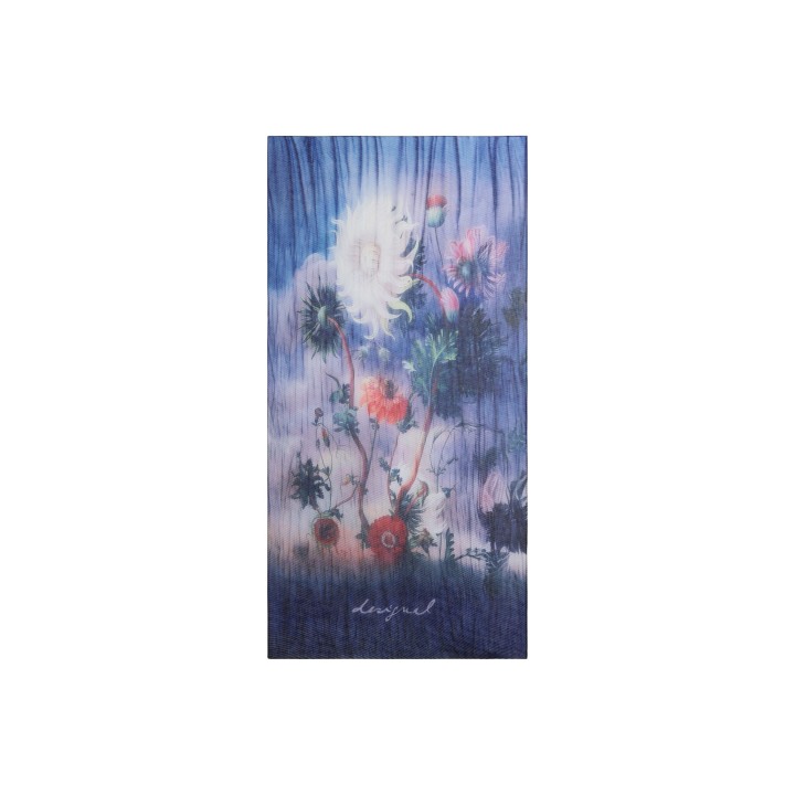 Pashmina azul Desigual para mujer FOU_CELESTIA 26WAWA16 vista frontal