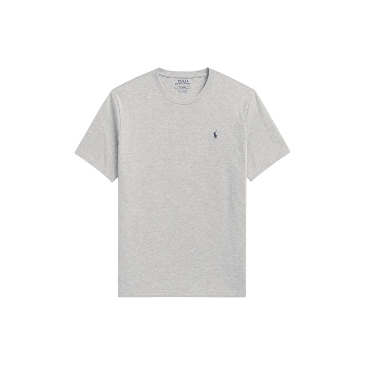 Ralph Lauren camiseta de hombre gris vista frontal en plano