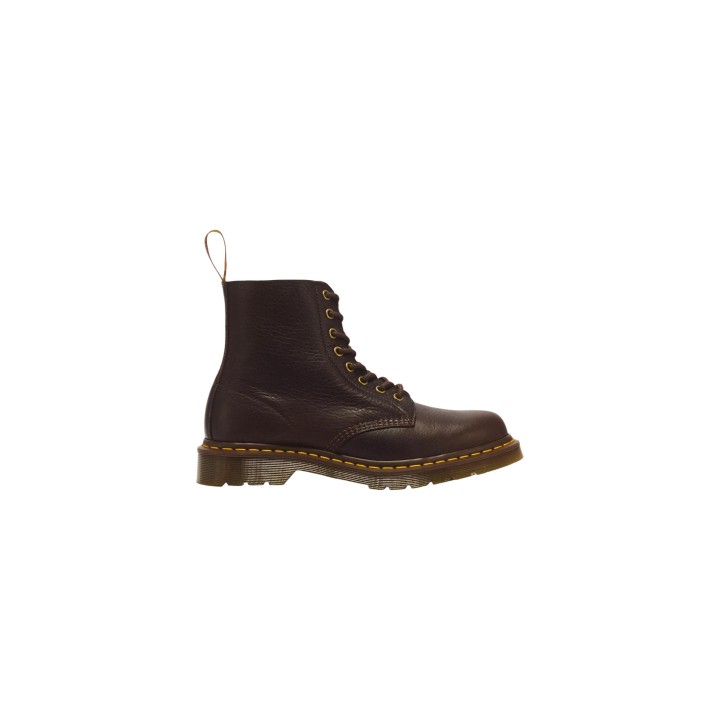 Dr. Martens 1460 Pascal Ambassador botines de hombre marrón de cuero vista lateral