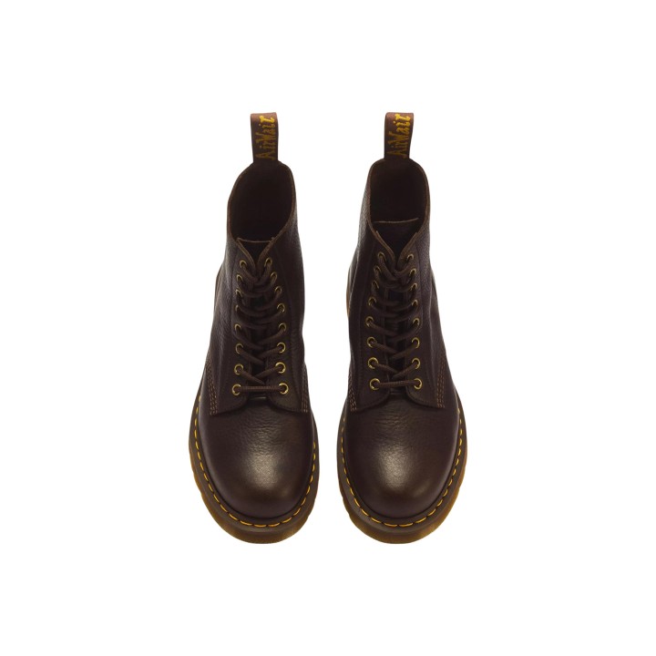Dr. Martens 1460 Pascal Ambassador botines de hombre marrón de cuero vista frontal