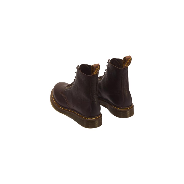 Dr. Martens 1460 Pascal Ambassador botines de hombre marrón de cuero vista posterior