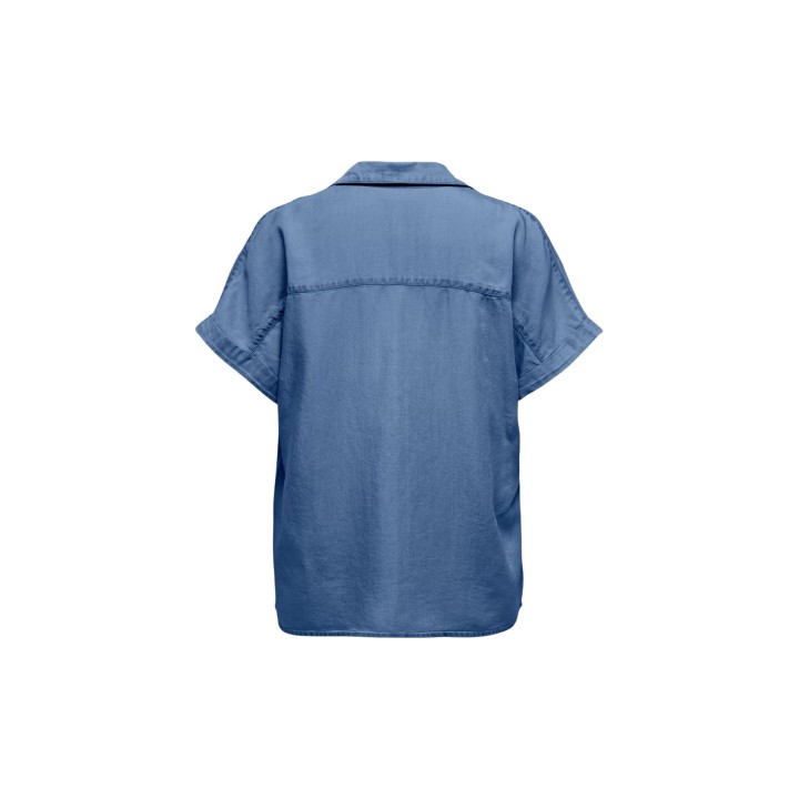 Only camisa denim de mujer Charis Life vista posterior