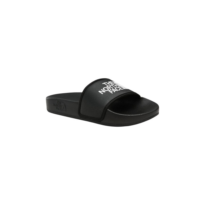 The North Face chancla de mujer Y Base Camp Slide III negra vista tres cuartos