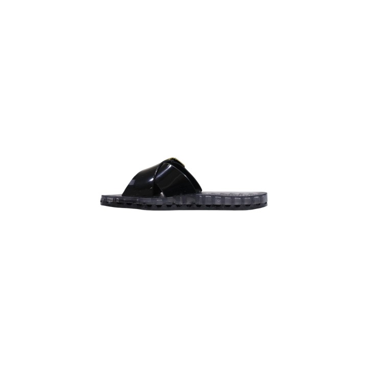 Chancla Sensi Sorrento Flamingo 3500/FL para mujer negra vista lateral