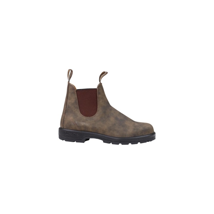 Blundstone 585 unisex para hombre en cuero marrón vista lateral