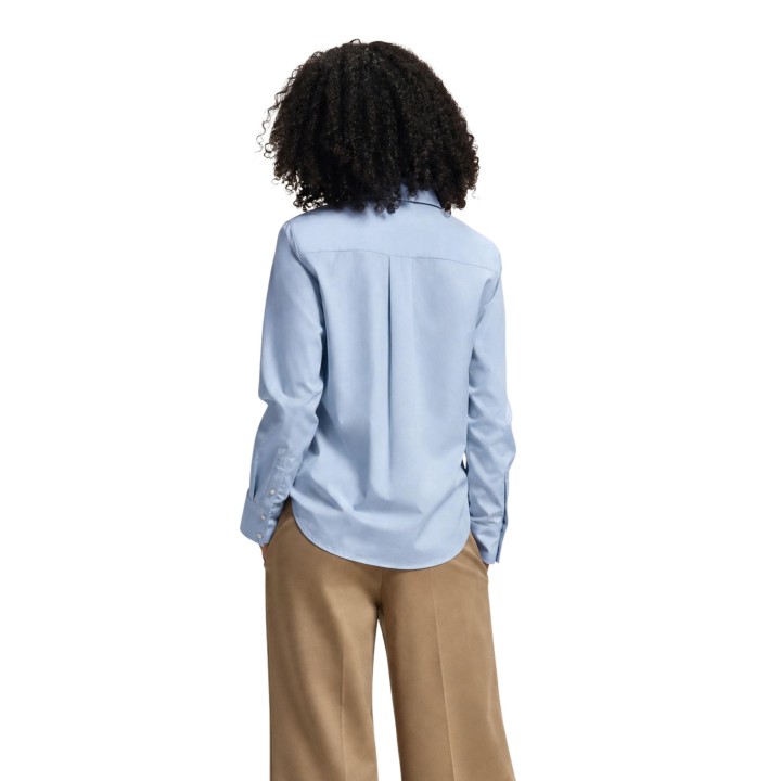 Only camisa de mujer azul claro ONLALLEGRA 15376883 vista posterior
