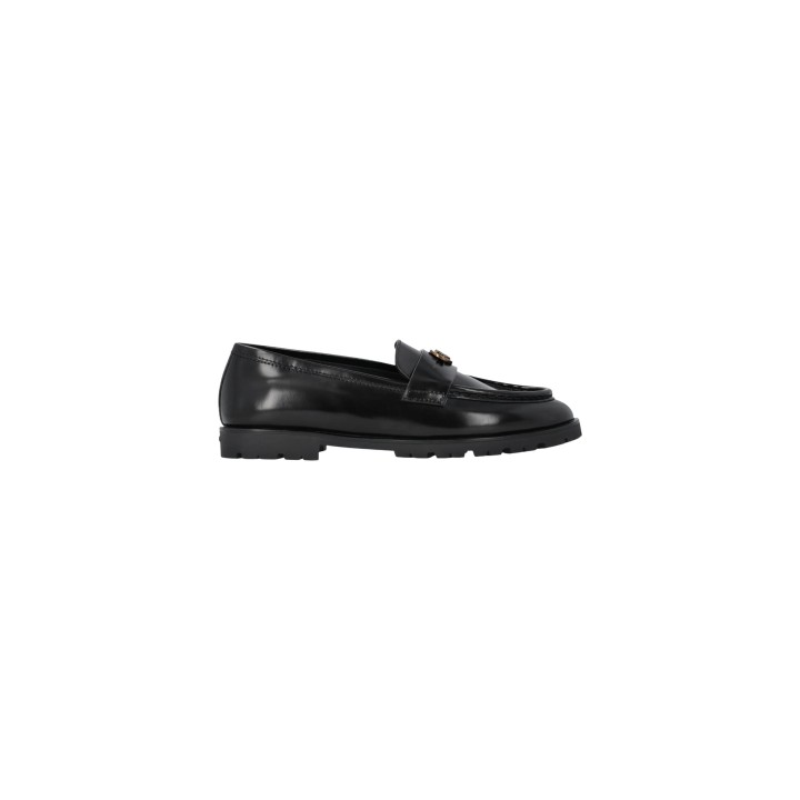 Pinko NORA 07 SD0657P001 mocasín de mujer negro vista lateral