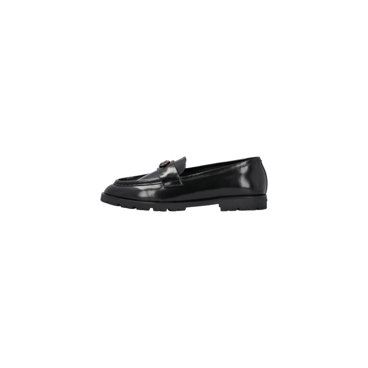 Pinko NORA 07 SD0657P001 mocasín de mujer negro vista lateral