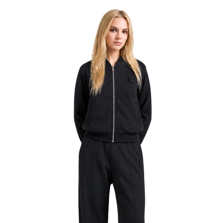 Sudadera Liu-Jo de mujer negra vista frontal