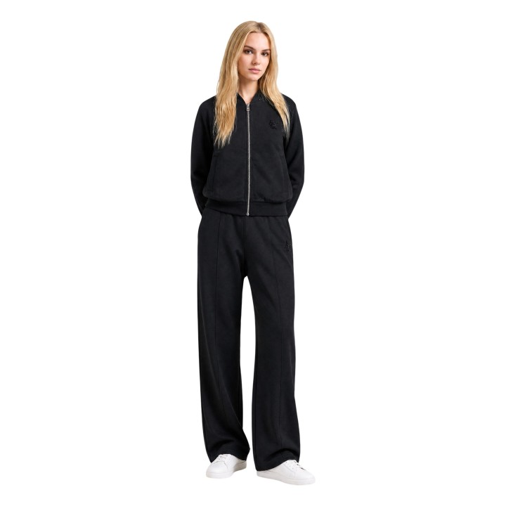 Sudadera Liu-Jo de mujer negra vista tres cuartos