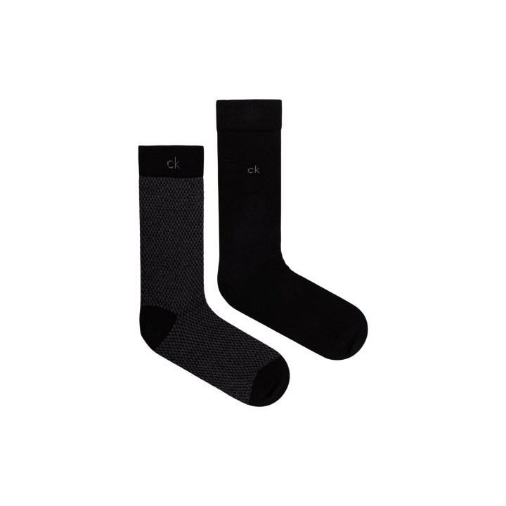 Calvin Klein Jeans calcetines de hombre negros modelo 701241442 vista de tres cuartos
