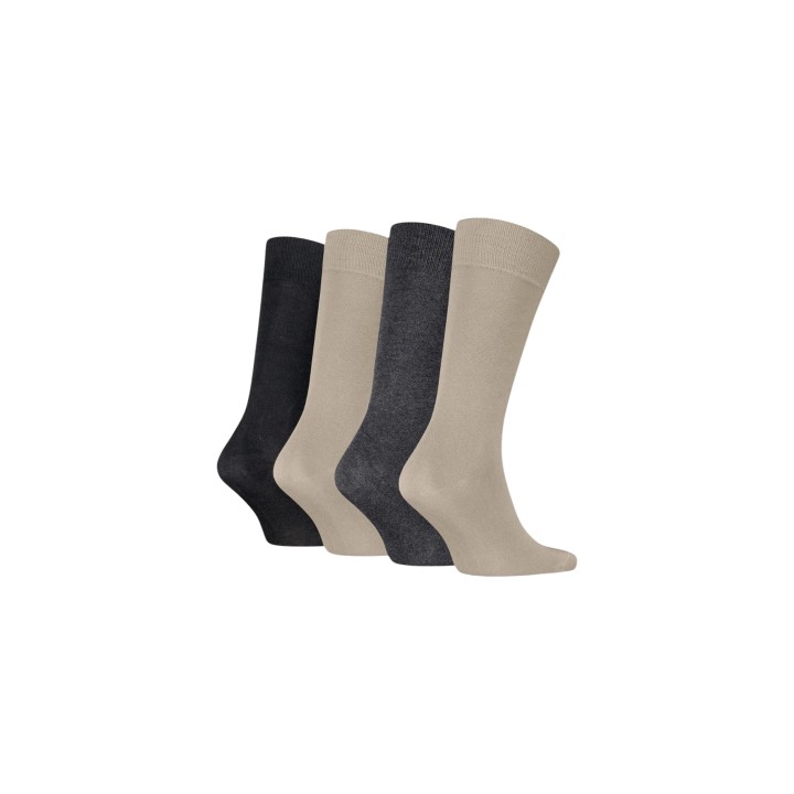 Calvin Klein Jeans calcetines largos para hombre beige negro y gris vista tres cuartos