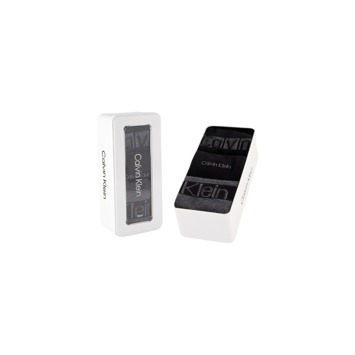 Caja regalo con calcetines negros de hombre Calvin Klein Jeans vista frontal