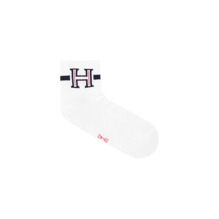 Tommy Hilfiger Jeans calcetín corto deportivo blanco de hombre vista de tres cuartos