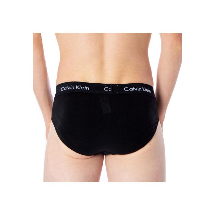 Slip negro de hombre Calvin Klein Underwear U2661G vista posterior