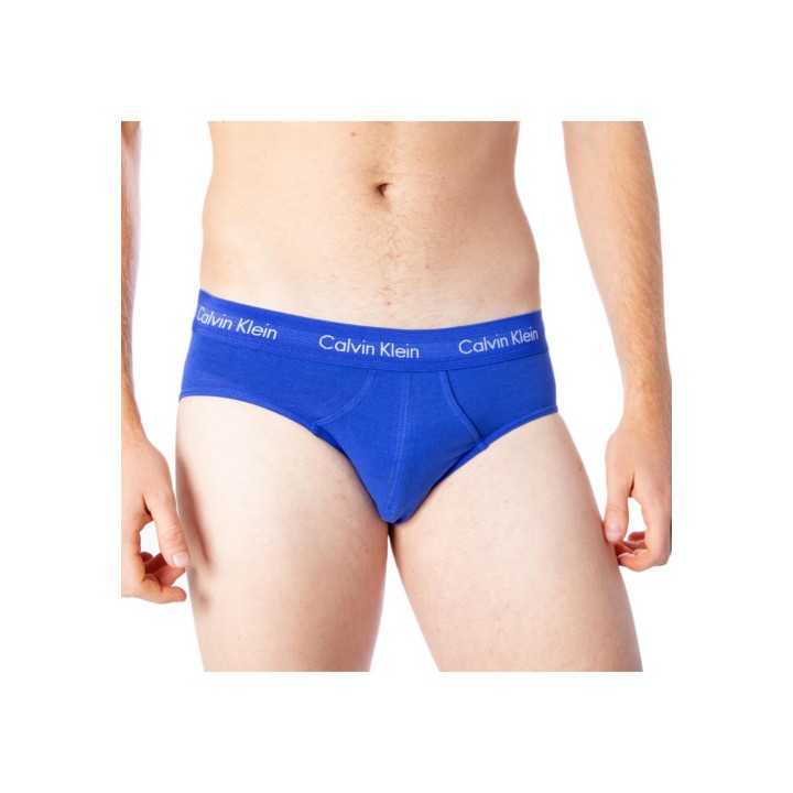 Slip azul de hombre Calvin Klein Underwear U2661G vista frontal