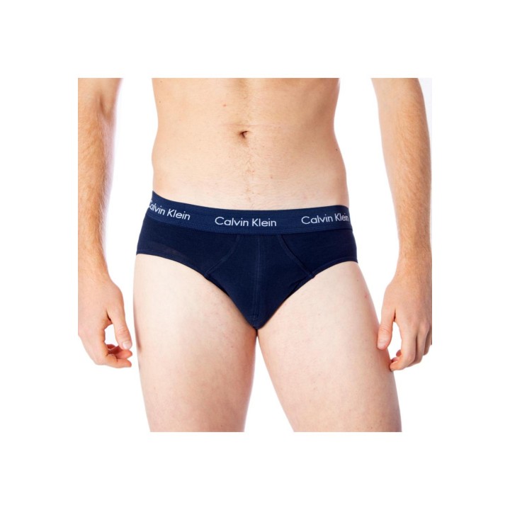 Slip azul marino de hombre Calvin Klein Underwear U2661G vista frontal