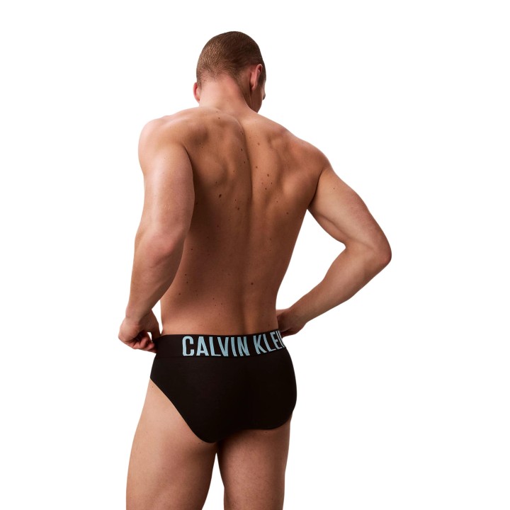 Calvin Klein Underwear slip de hombre negro vista posterior