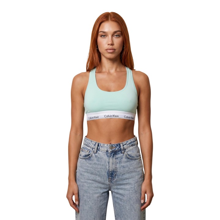 Sujetador Calvin Klein Underwear de mujer color menta vista frontal