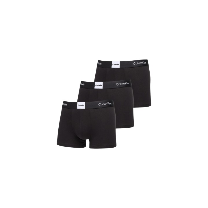 Pack de 3 bóxers negros de hombre Calvin Klein Underwear vista frontal