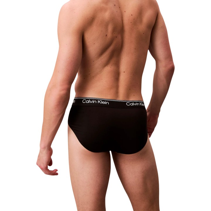 Slip negro para hombre Calvin Klein Underwear vista posterior