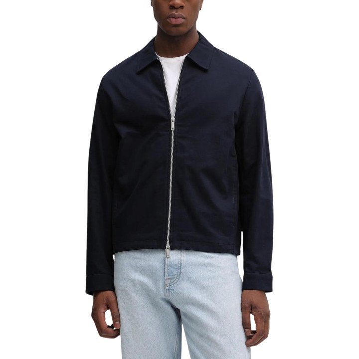Chaqueta Calvin Klein de hombre azul oscuro LV04LE419G vista frontal