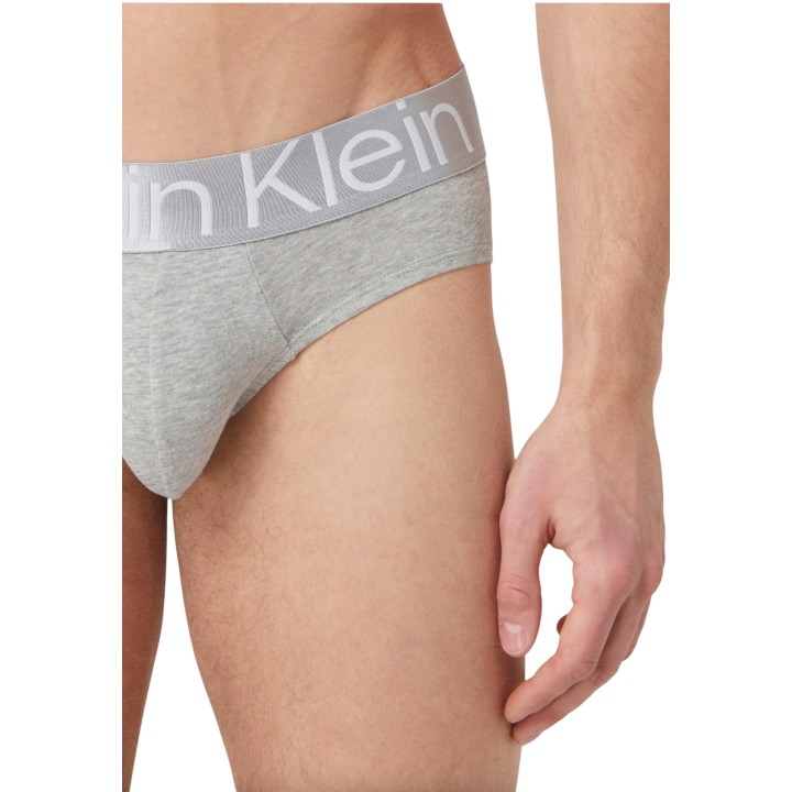 Calvin Klein Underwear slip gris de hombre detalle lateral