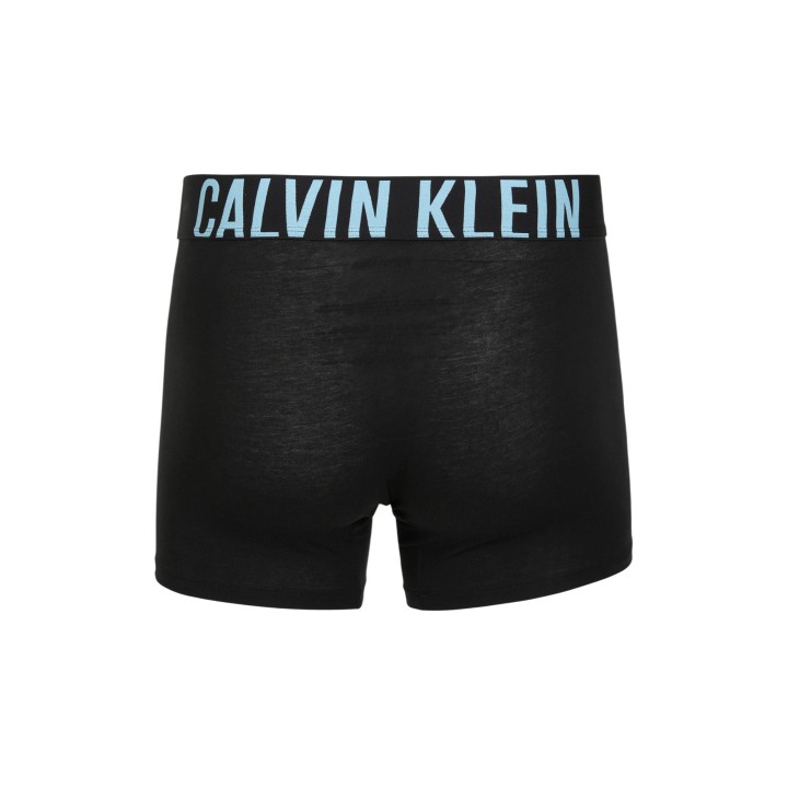 Calvin Klein Underwear bóxer de hombre negro y gris vista posterior