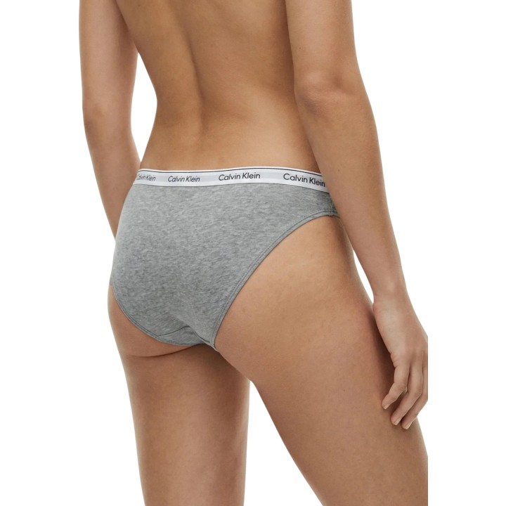 Calvin Klein bikini gris de mujer LV00QD5207 vista posterior
