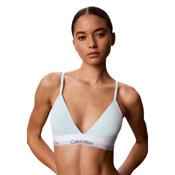 Sujetador Calvin Klein Underwear de mujer verde menta vista frontal