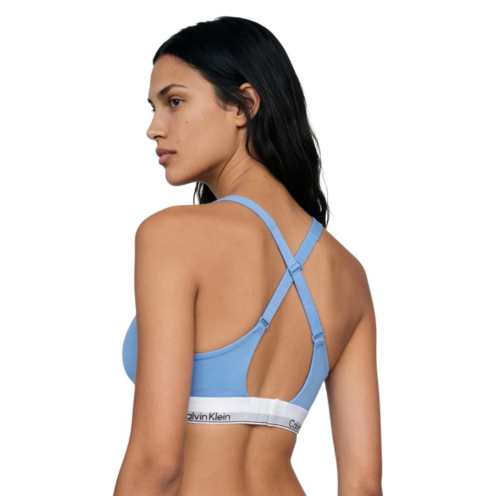 Calvin Klein Underwear sujetador de mujer azul Lift Bralette LV00QF8500 vista posterior