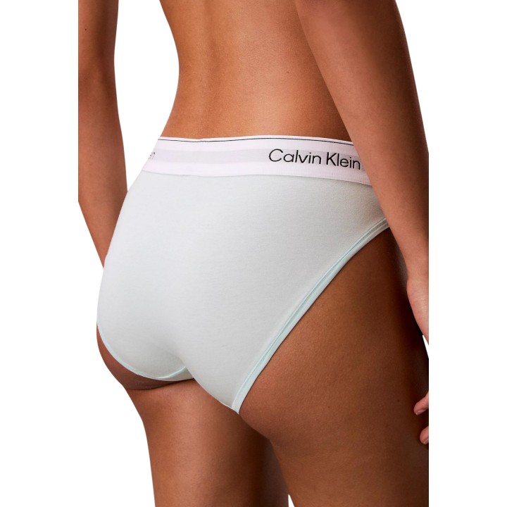 Detalle posterior del bikini de mujer Calvin Klein Underwear color menta