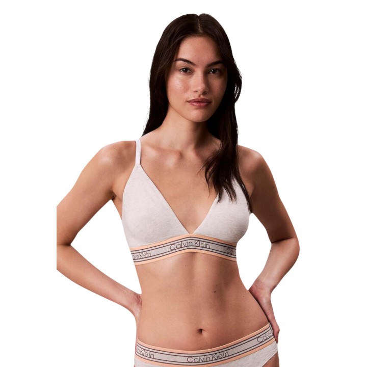 Calvin Klein Underwear sujetador triangular de mujer color crema vista frontal